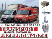 PRZEPROWADZKI TRANSPORT TRAGARZE24 Bagażówka duże małe/mikro prywatne i firmowe