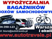 Bagażniki samochodowe boxy dachowe Thule, Wypożyczalnia bagażników Warszawa
