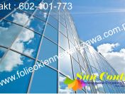 Folie okienne przeciwsłoneczne montaż Warszawa