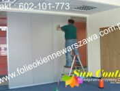 Folie okienne matowe montaż Warszawa