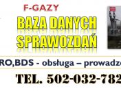 Szkolenie Centralny Rejestr Operatorów CRO, BDS, F-gazy, terminy