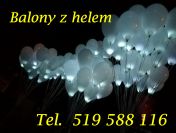 Balony z helem balony led z helem balony ledowe z helem brama z balonów łuk