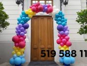 Bramy balonowe montaz bram balonowych balony z helem girlandy balonowe balony