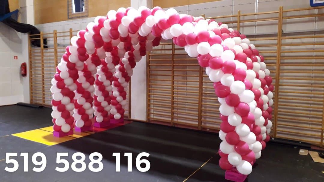 Bramy balonowe montaz bram balonowych balony z helem girlandy balonowe balony koło - Zdjęcie 1