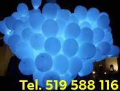 Łódz balony led z helem łodz balony ledowe z helem łodz balonyświecące łodz led
