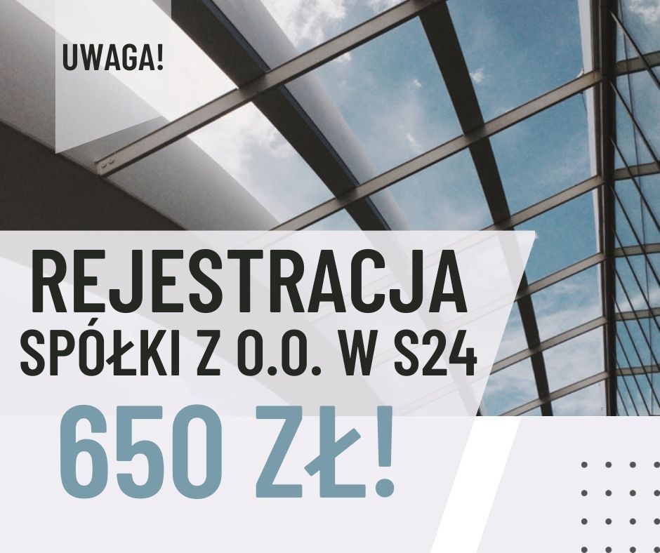 Rejestracja spółki Warszawa, założenie firmy w Warszawie 650 zł Warszawa - Zdjęcie 1