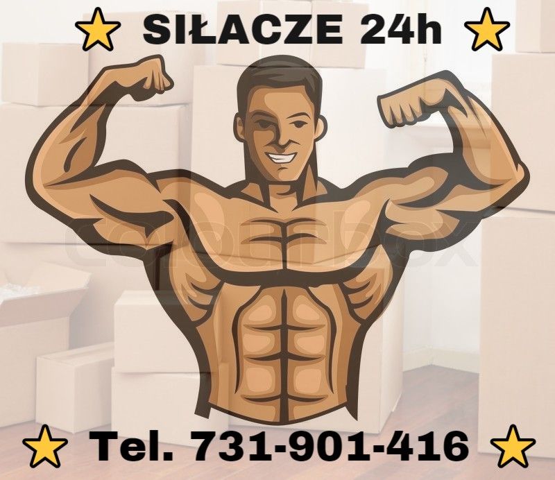 SIŁACZE 24h WNOSZENIE MEBLI paczki znoszenie każdy CIĘŻAR każde PIĘTRO warszawa - Zdjęcie 1