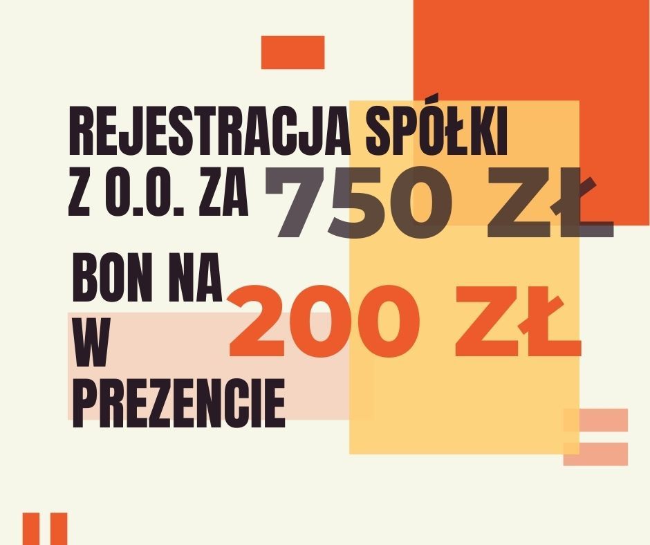 Szybka rejestracja firmy - tylko 750 zł! Zyskaj PREZENT! Warszawa - Zdjęcie 1