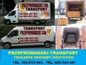 PRZEPROWADZKI TRANSPORT TRAGARZE WNOSZENIE ZNOSZENIE ZADZWOŃ 502-812-263