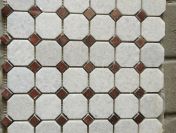 Mozaika Marmurowa CRISTAL WHITE/ALICANTE 30,5x30,5x1 poler