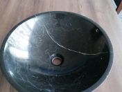 Umywalka marmurowa NERO MARQUINA