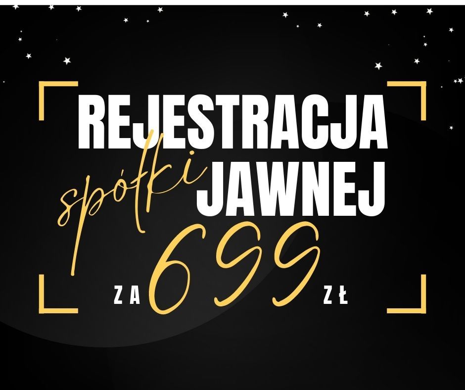 Rejestracja spółki jawnej - niska cena - tylko 699 zł! Warszawa - Zdjęcie 1