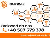 Kursy UDT-Wózki widłowe, HDS,Podesty,Suwnice, Dźwigi, Żuraw wieżowy, Wyciągi