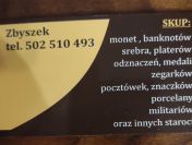 Kupię kryształy militaria srebro monety i inne starocie