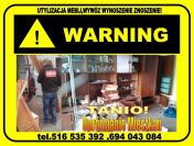 wywóz mebli opróżnianie mieszkań piwnic biur wynoszenie mebli na gabaryty