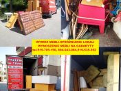 Wywóz mebli AGD Opróżnianie piwnic mieszkań biur TRAGARZE WYNOSZENIE MEBLI