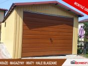Mały Garaż Blaszany 4x6 - Blaszak - Garaże - Romstal