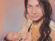 Portret, obraz, prezent, pracownia plastyczna, malowanie kopii