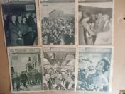 ZYCIE WARSZAWY z 1957 roku z okladkami-wydania niedzielne-28 gazet