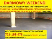 WYLWEKI PODŁOGOWE - BETONOWE CEMENTOWE ANHYDRYTOWE JASTRYCHOWE MASZYNOWE