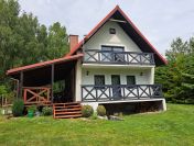 Domek letniskowy z kominkiem nad jeziorem 6-7 osobowy