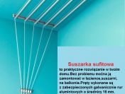 Monter suszarki sufitowej do suszenia prania.