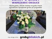 Opieka nad grobami Warszawa i okolice - znicze i kwiaty na grób