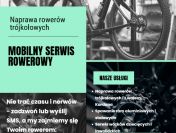 Naprawa rowerów trójkołowych, z wałem Kardana i spawaniu ram aluminiowych