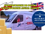 Międzynarodowe przeprowadzki, transport towarowy Anglia do/z Europa