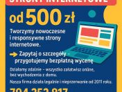 Twoja strona firmowa od 500 zł - pełna obsługa
