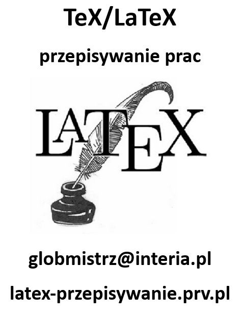 LATEX - SKŁAD TEKSTÓW MATEMATYCZNYCH, PRZEPISYWANIE PRAC Warszawa - Zdjęcie 1