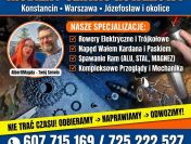 Serwis rowerowy z dojazdem - Konstancin, Warszawa, Józefosław