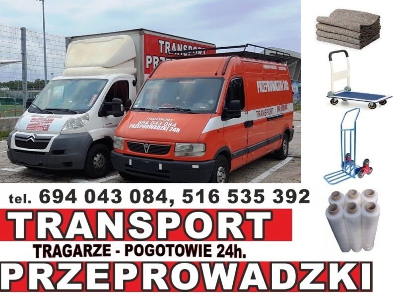 PRZEPROWADZKI Transport TRAGARZE wnoszenie mebli paczek gabarytów AGD warszawa - Zdjęcie 1