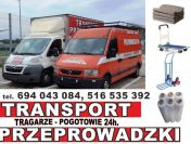 PRZEPROWADZKI Transport TRAGARZE wnoszenie mebli paczek gabarytów AGD