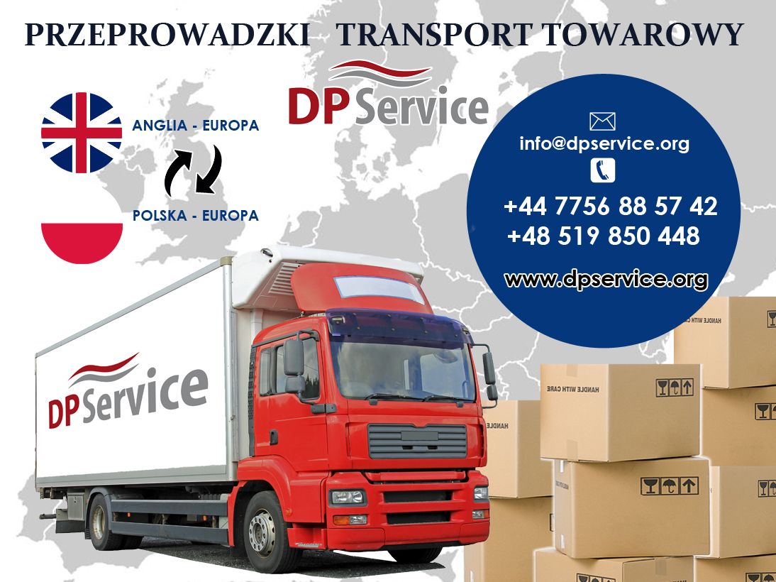 Międzynarodowe przeprowadzki, transport towarowy Anglia, UK, do/z Europa Warszawa - Zdjęcie 1