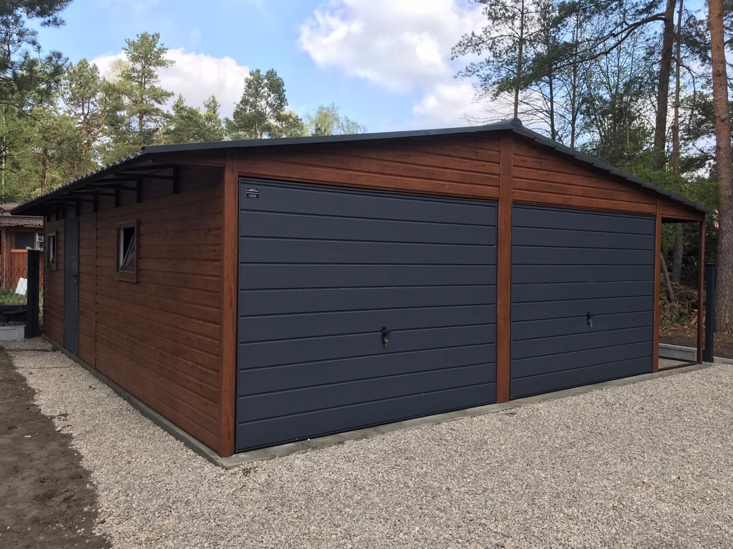 Garaże drewnopodobne, AKRYLOWE 6m x 5m Warszawa - Zdjęcie 1