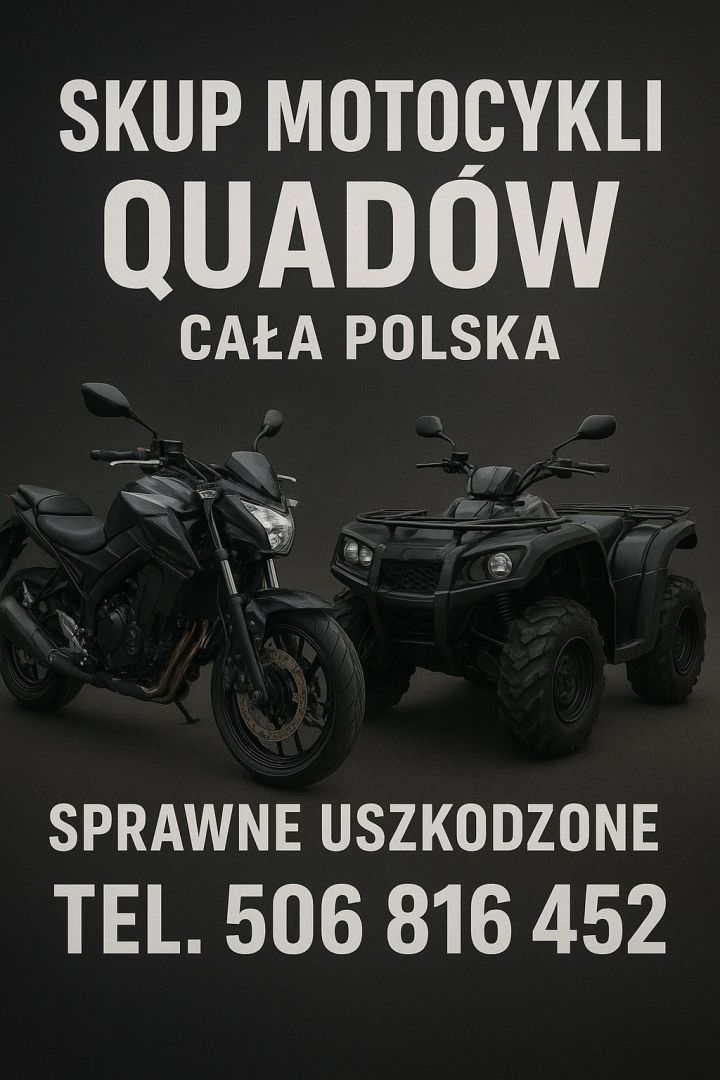 SKUP QUADÓW QUAD QUADY ATV BUGGY SSV -CAŁA POLSKA 24H/7 Warszawa - Zdjęcie 1