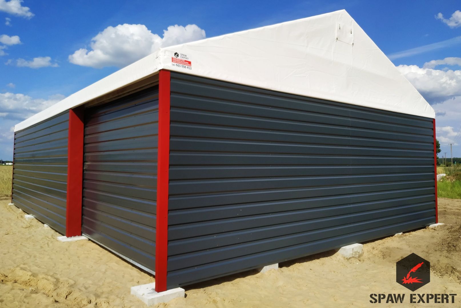 Hale namiotowe/produkcyjne/rolnicze - solidne konstrukcje stalowe Konin - Zdjęcie 1