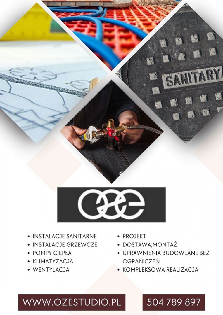 INSTALACJE SANITARNE GRZEWCZE PROJEKT WYKONANIE SERWIS OZE STUDIO BIAŁYSTOK Białystok - Zdjęcie 1