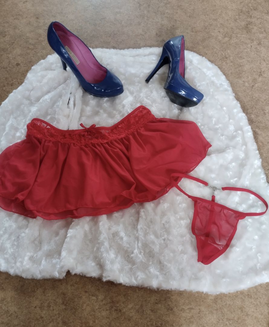 Stringi plus spódniczka damska używane fetysz Toruń - Zdjęcie 1