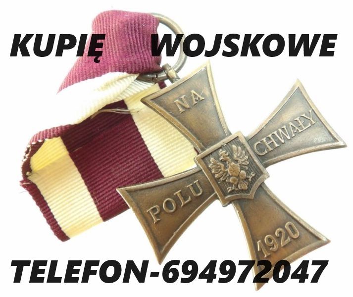 KUPIĘ WOJSKOWE STARE ODZNACZENIA,ODZNAKI,MEDALE,ORDERY KONTAKT 694 972 047 Warszawa - Zdjęcie 1