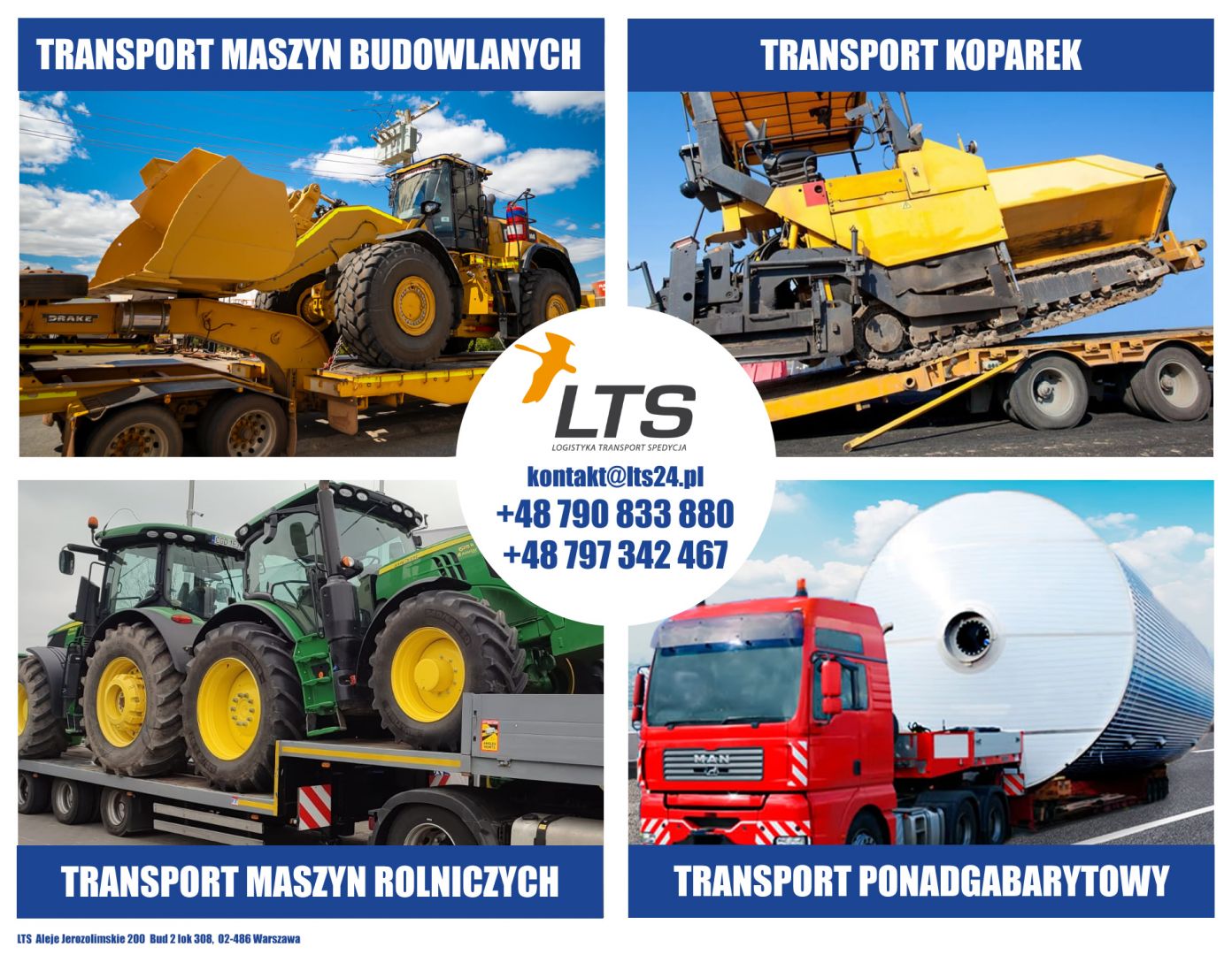 LTS Transport HDS – niskopodwoziowy, ponadgabarytowy i ponadnormatywny Warszawa - Zdjęcie 1