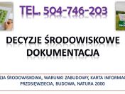 Inwentaryzacja przyrodnicza, raport środowiskowy, tel. 504-746-203, cennik