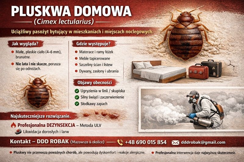 Skuteczne usuwanie pluskiew – Stoczek Łukowski Stoczek łukowski - Zdjęcie 1