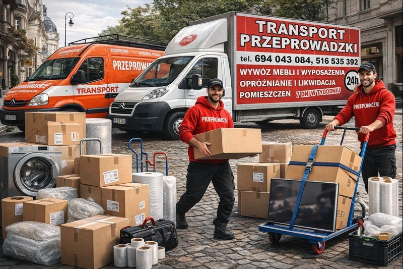 POGOTOWIE TRAGARZE 24H Bagażówka Przeprowadzki SZYBKO i TANIO Warszawa 24h warszawa - Zdjęcie 1