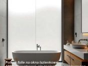 Folie zapewniające prywatność - folie na okna łazienkowe -folia 100% prywatności