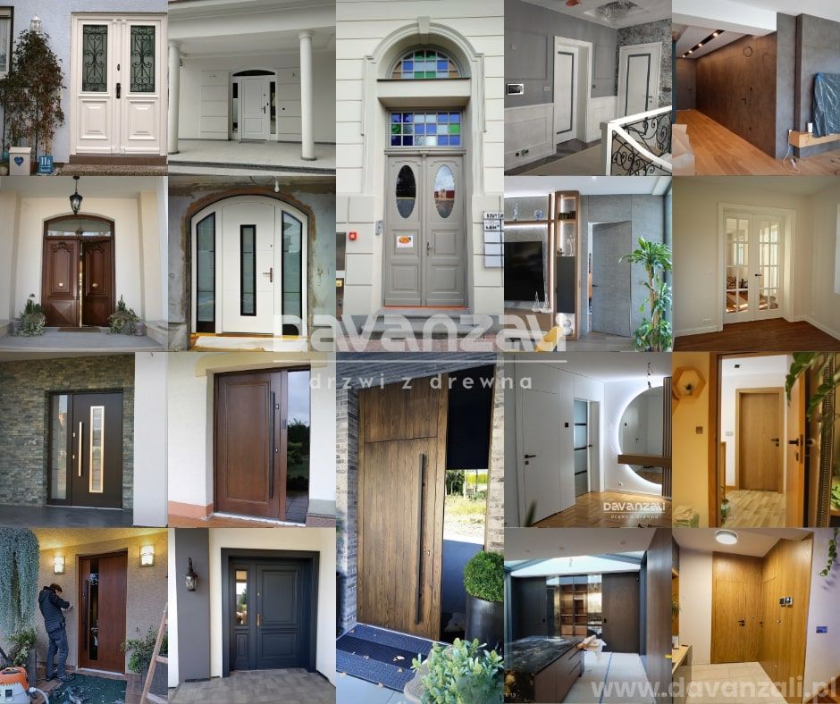 Davanzali -drzwi drewniane do kamienic i pałaców_ Stolarz_ Producent Zbylitowska Góra - Zdjęcie 1