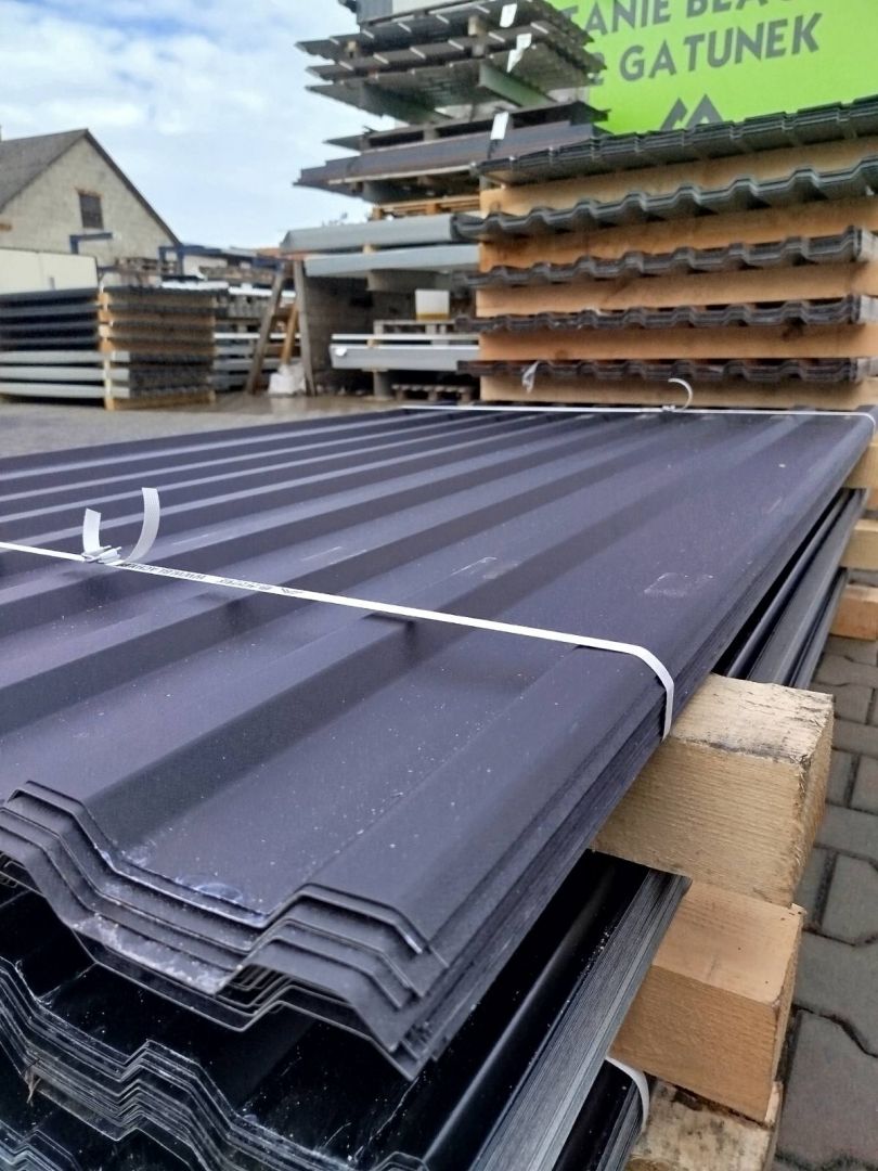 Blacha T-13/T-18 grafit. Paczki po 50 arkuszy. Sędziszów Małopolski - Zdjęcie 1