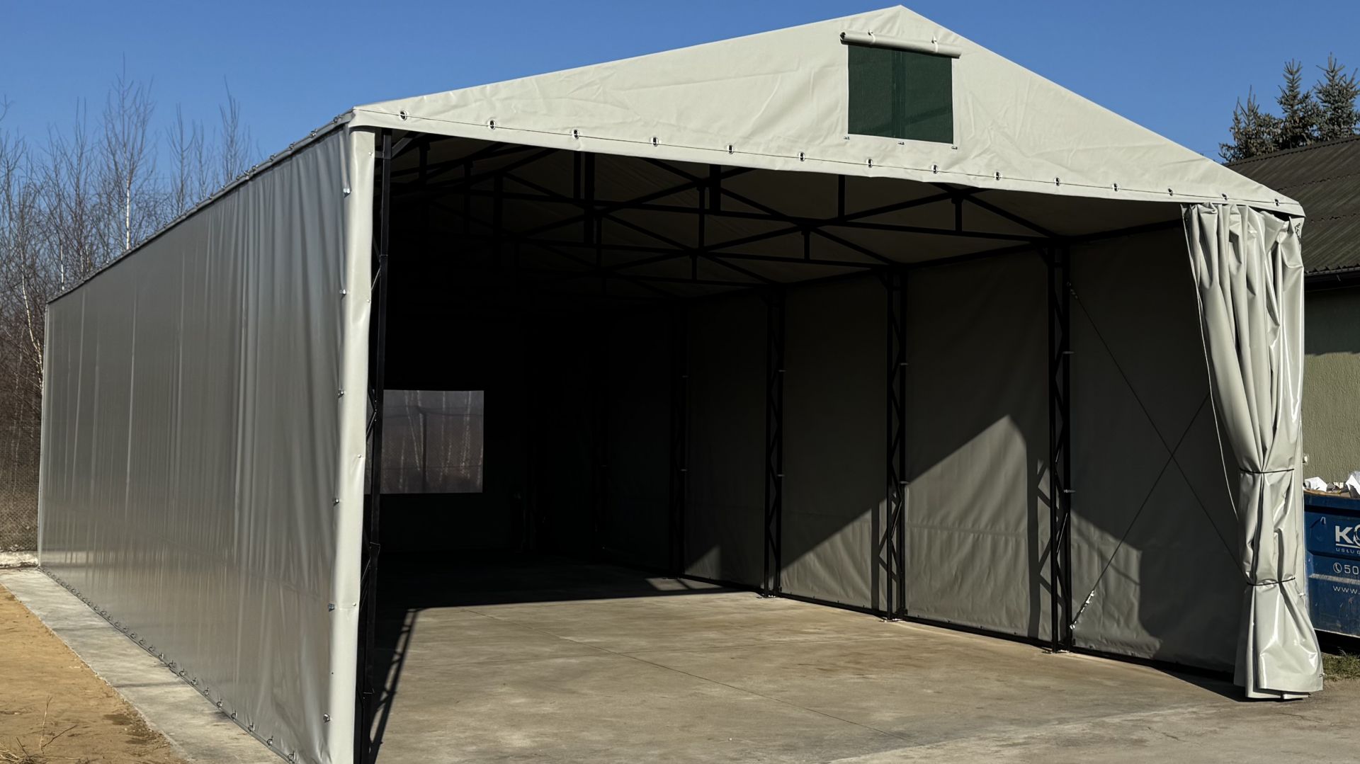 Hale namiotowe pod magazyn i logistykę – szybkie wdrożenie Olsztyn - Zdjęcie 1