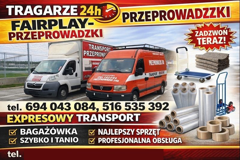 Przeprowadzki Warszawa | Tragarze 24h – Profesjonalny Transport Mebli AGD warszawa - Zdjęcie 1